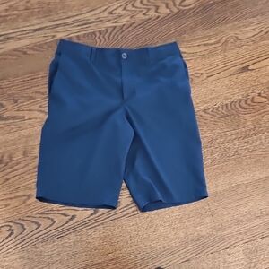 Youth Boys Size 16 Navy Blue Golf Shorts By Under Armour